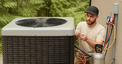 Instalacja komercyjnego ogrzewania, wentylacji i klimatyzacji