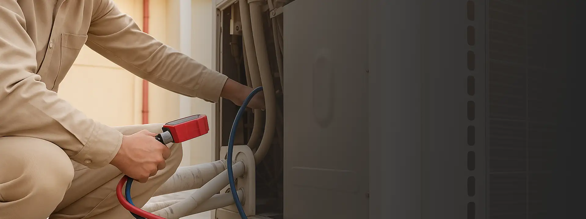 Instalacja komercyjnego ogrzewania, wentylacji i klimatyzacji