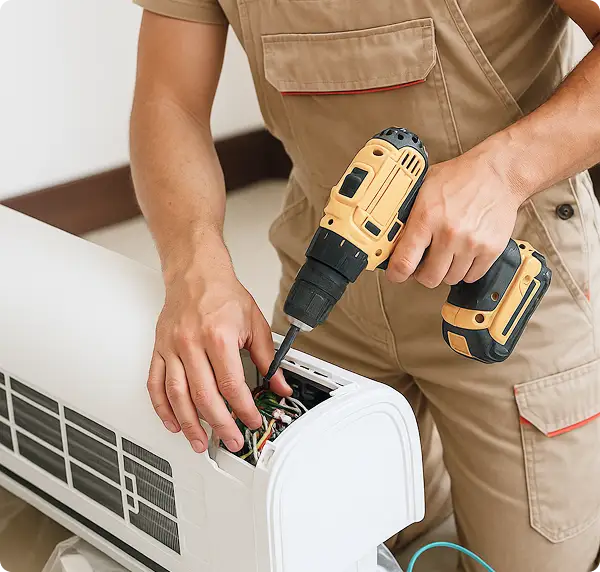 Instalacja klimatyzacji mini split bez rur